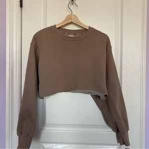 Aritzia TNA Cozyaf Cropped Sweatshirt